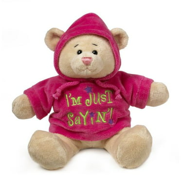 Record Your Own Plush 16 inch Pink Angel Bear with Wings Ready To Love In A Fe